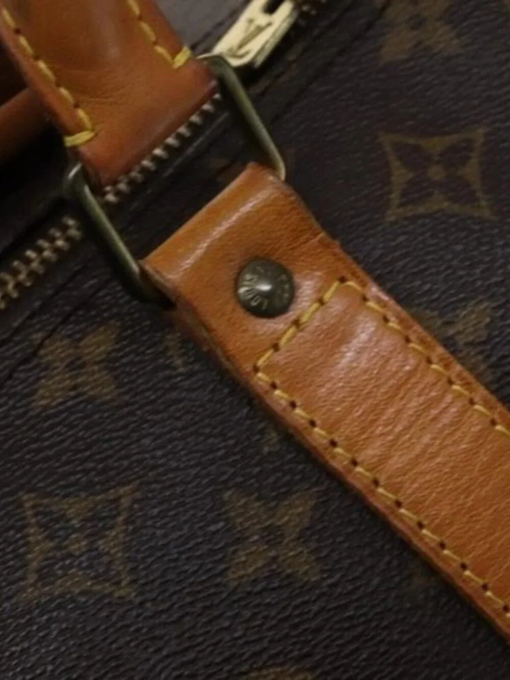 LOUIS VUITTON Monogram Keepall 60 Boston Bag M41422 LV Auth 109934